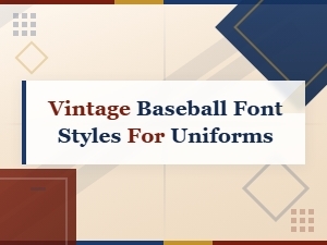 Free Vintage Baseball Font Styles for Classic Uniforms